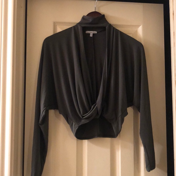 Charlotte Russe Tops - Charlotte Russe collared open front blouse, XS